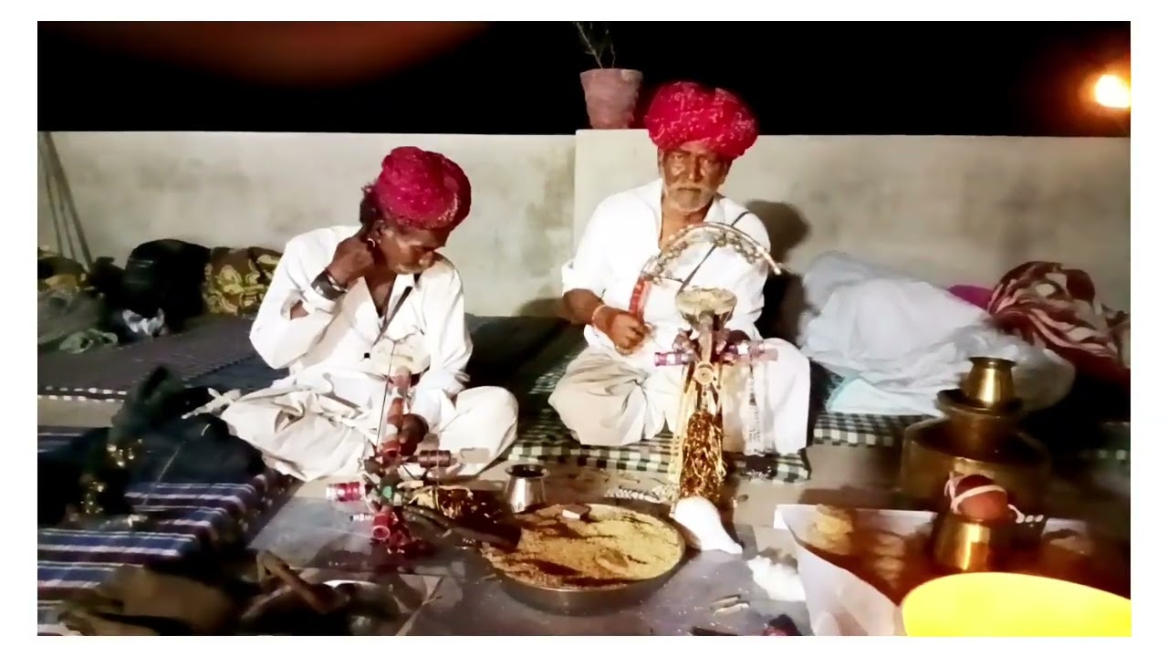 राजस्थान की मिट्टी से उठती भक्ति की गूंज — लोक देवता पाबूजी  की पद ठाकराराम भोपा की मधुर आवाज़ में।