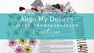 Align My Desires | Bible Journaling with Jessa | ACTS of Prayer | June Faith Art Box