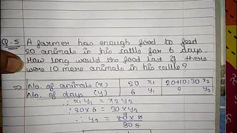Std 8 Maths Ch 13  Direct and Indirect Proportion Ex 13.2 Q 5 and Q 6
