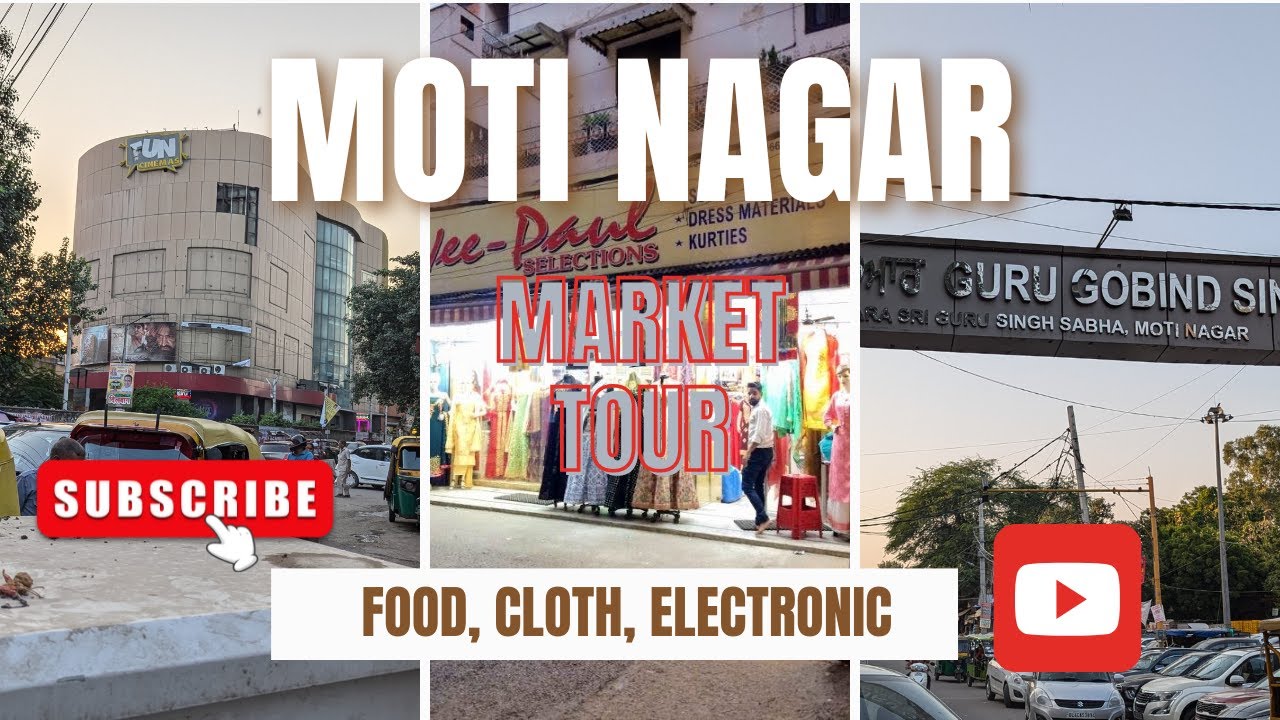 Moti Nagar Main Market Delhi Tour # Winter and Summer Collection