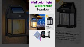 Solar Wall Lights || Outdoor Motion Sensor Light | Solar Interaction Wall Lamp | Teardown
