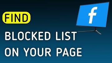 How To Find Blocked List On Your Page On Facebook App On PC (New Update)