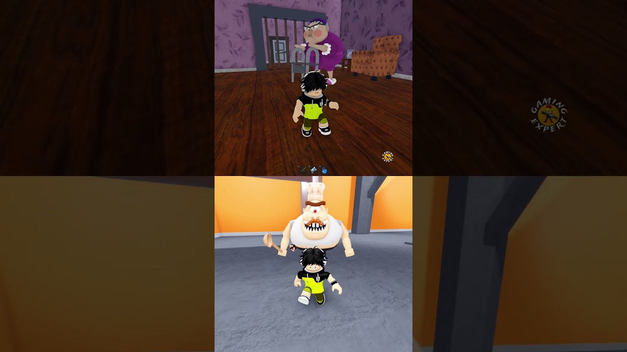 ROBLOX GAME PLAY _ ESCAPE GRANDMA HOUSE VS MR STINKY'S PRISON - CHEF