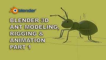 Blender 3D Ant Modeling and Rigging Part 1 of 4