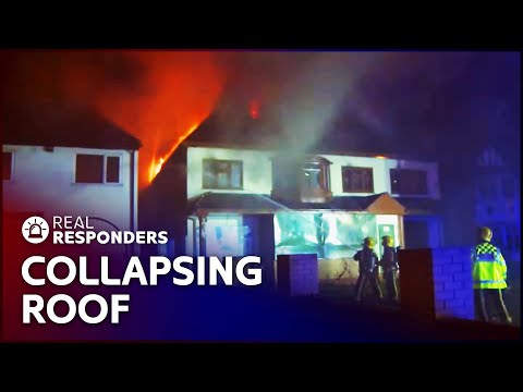THE MOST INTENSE HOUSE FIRE RESPONSE CAPTURED ON CAMERA
