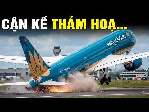 Toàn Cảnh Pha Cất Cánh Kinh Hãi của Boeing 787 Vietnam Airlines 34 Tại MUNICH