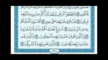 للصف الخامس الإعدادي سورة المؤمنون من الآية (٥١ /٦٢) بصوت فريد فارس