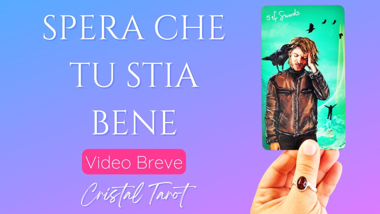 💕 "Spero che tu stia bene..."💕 CHI lo PENSA? | Tarocchi amore