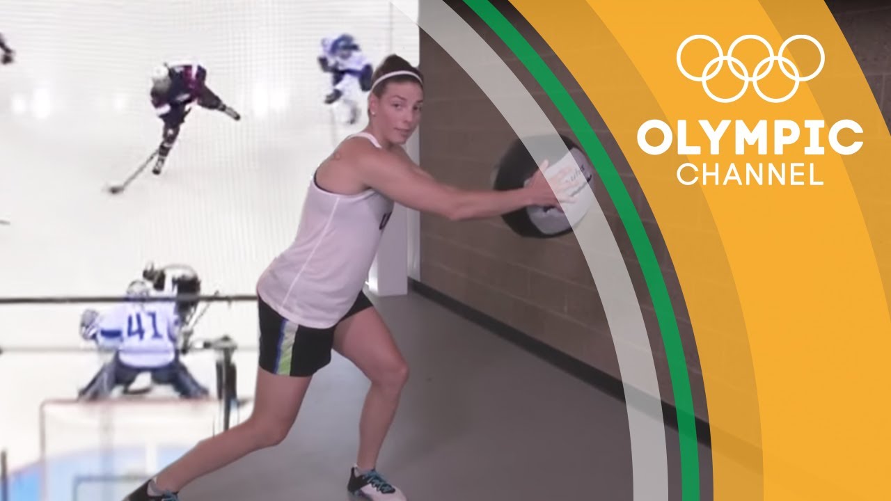 Shot Power Exercises for Ice Hockey ft. Hillary Knight | Workout Wednesday