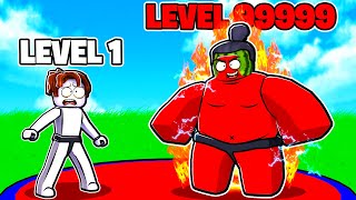 SUMO WRESTLING LEVEL 9999 SIMULATOR in Roblox