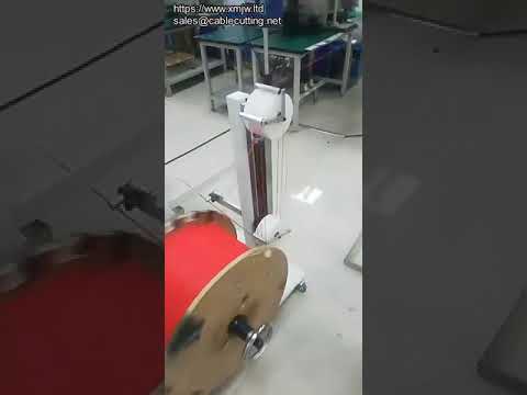 Automatic Wire Spool Bobbin Cable Drum Unwinder and Coil Prefeeder Feeding Machine