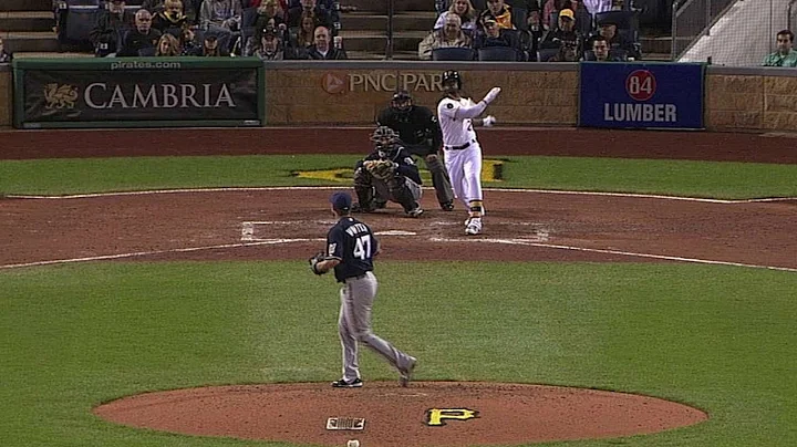 MIL@PIT: McCutchen drives a two-out double