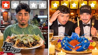 LOS BOYZ TEST 1-STAR VS 5-STAR RESTAURANTS!!   Guide