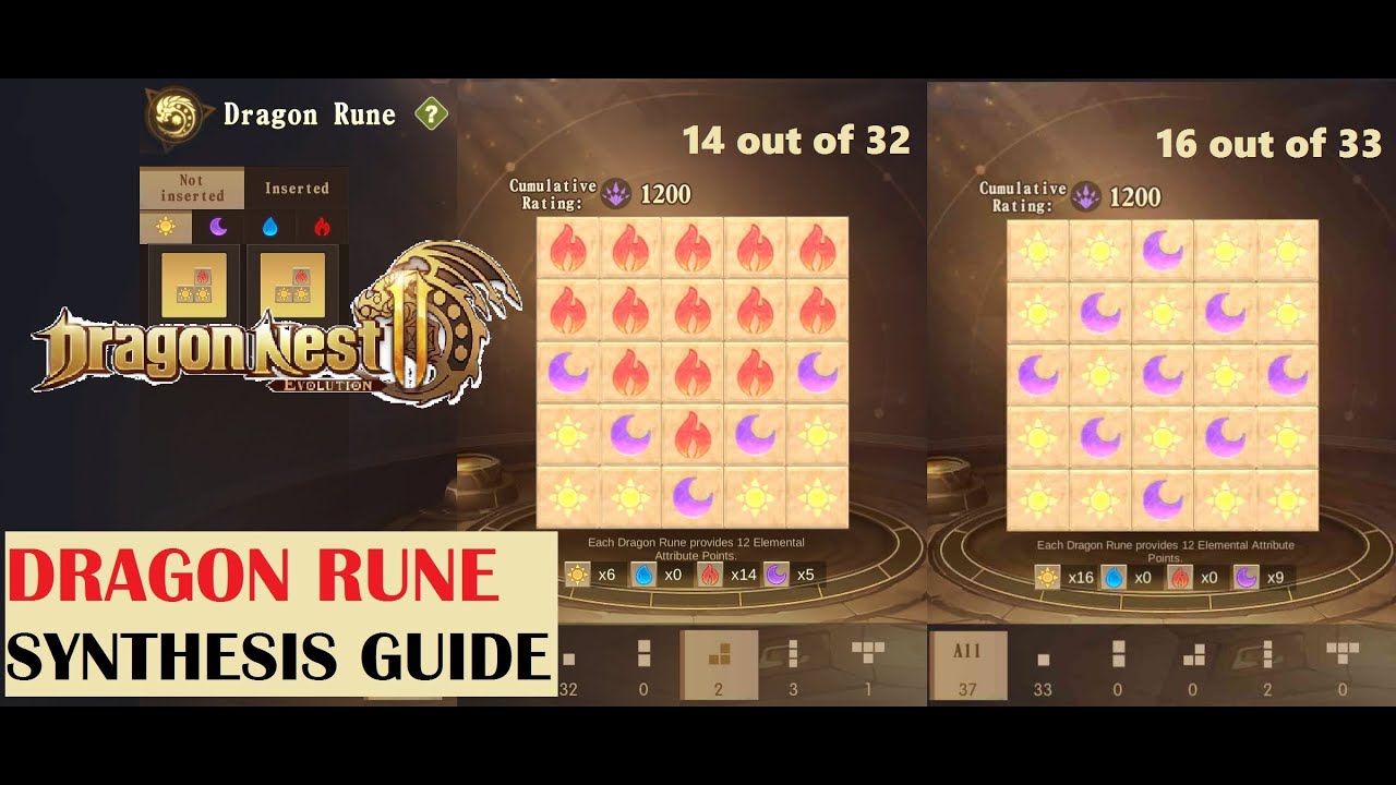 Dragon Nest 2 Evolution | DRAGON RUNE SYNTHESIS GUIDE - YouTube