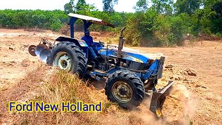 ใช้ดีแรงดี Ford New Holland โละคันนา ดินแข็ง มาก