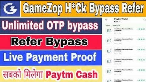 【ONLINE SCRIPT】Gamezop Websites OTP Bypass Script !! Gamezop Refer Bypass Script !! FULL H@CK SCRIPT