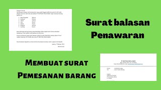 Contoh Surat Pemesanan Barang II Tutorial surat pemesanan