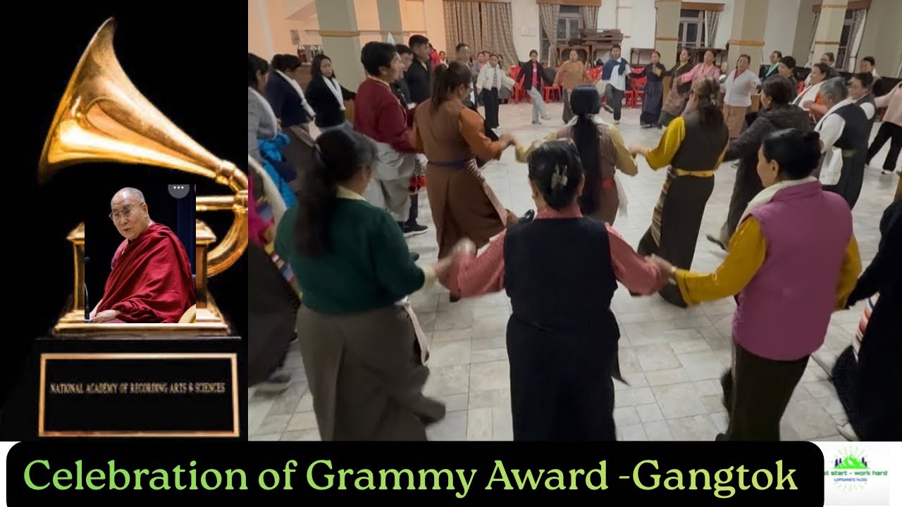 Celebrations of Grammy Award #gangtok #sikkim #gorshey 