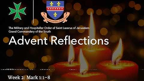 Advent Reflection for 2020, Week 2, Year B