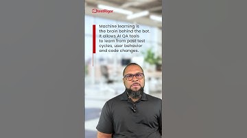 What is the role of machine learning in AI QA testing?