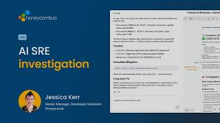 Honeycomb Use Case: AI SRE investigation