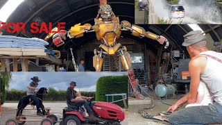 Moving robot for sale eBay built from scrap! the 13HP horse! Rufford ford,