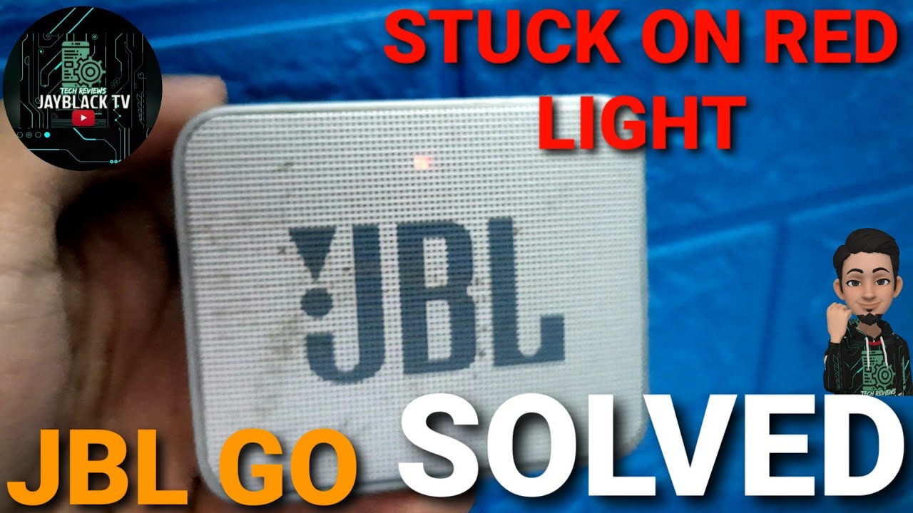 JBL GO RED LIGHT PROBLEM HOW TO FIX - YouTube