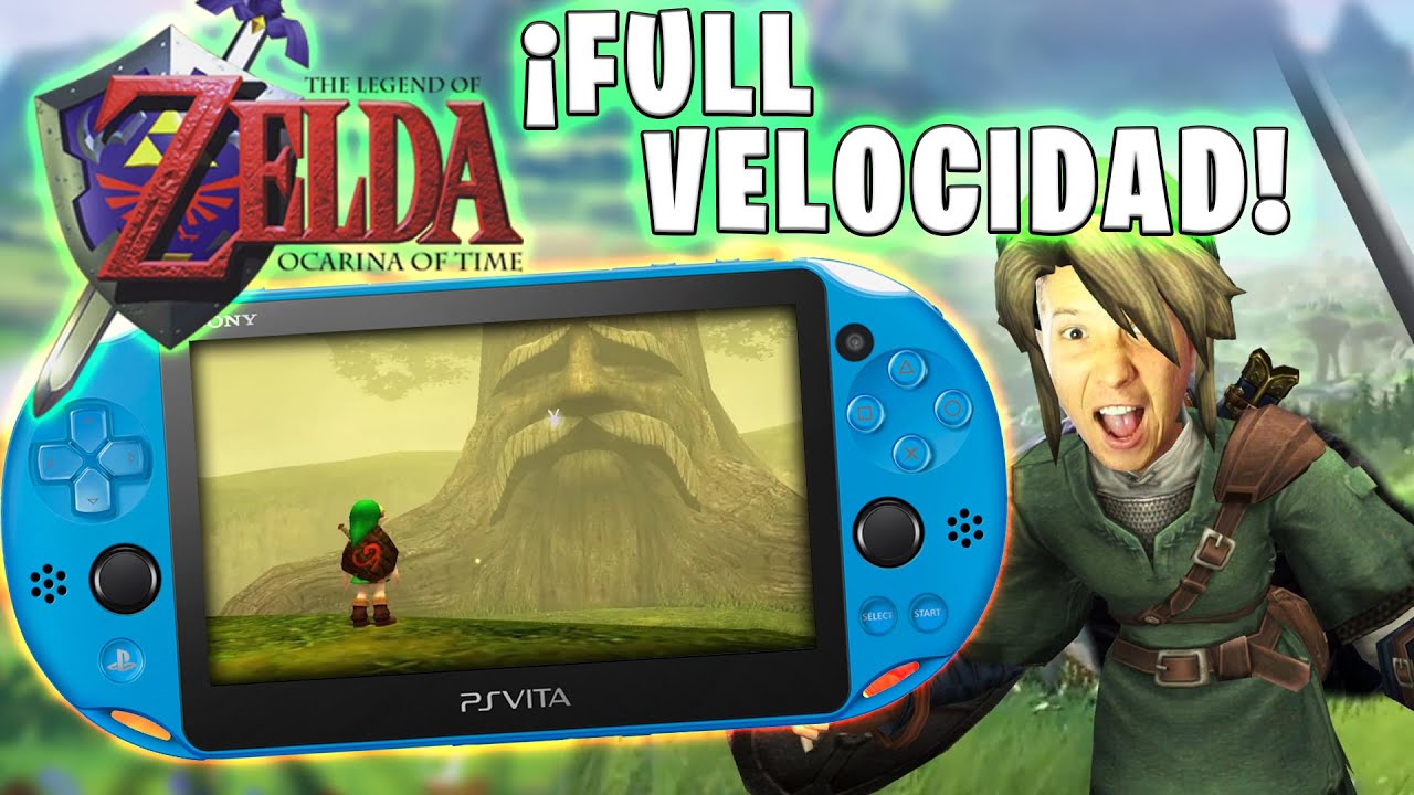 Zelda Ocarina of Time A COMPLETA VELOCIDAD EN PS VITA! YouTube