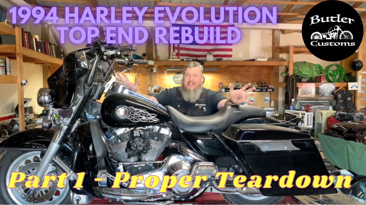 1994 Harley Davidson Touring Evolution Motor Top End Rebuild Part