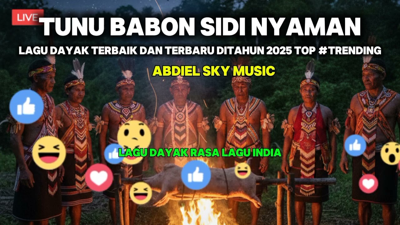 Tunu Babon Sidi Nyaman  | Lagu Dayak Terbaru 2025 | Versi India Viral tiktok