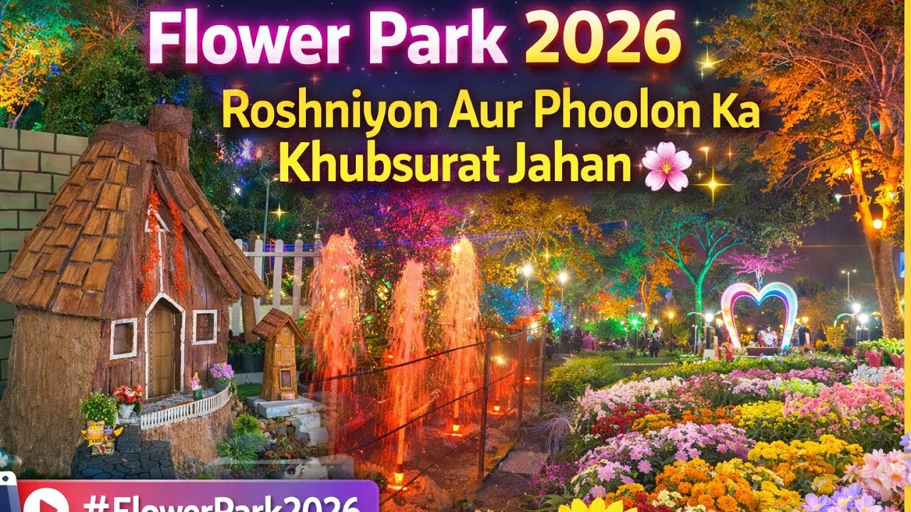 फूलों की जादुई दुनिया | Flower Park 2026रंग-बिरंगे फूलों का स्वर्ग || Radhe V Rathor || Ahmedabad 