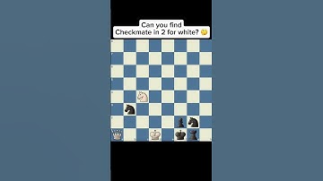 Can you find checkmate in 2 for white? 🤔
