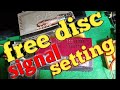 free disc,if you do not receive the signal ||or have signal problems,then do this setting,in Hindi ,