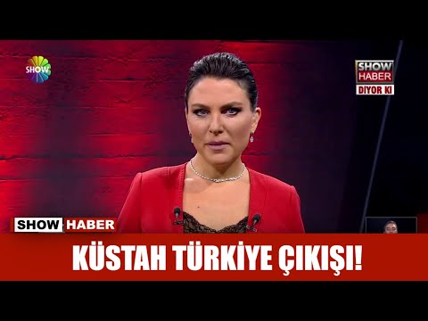 Küstah Türkiye çıkışı!