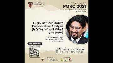 PGRC, 2021, Fuzzy-set Qualitative Comparative Analysis (fsQCA): What? Why? and How?