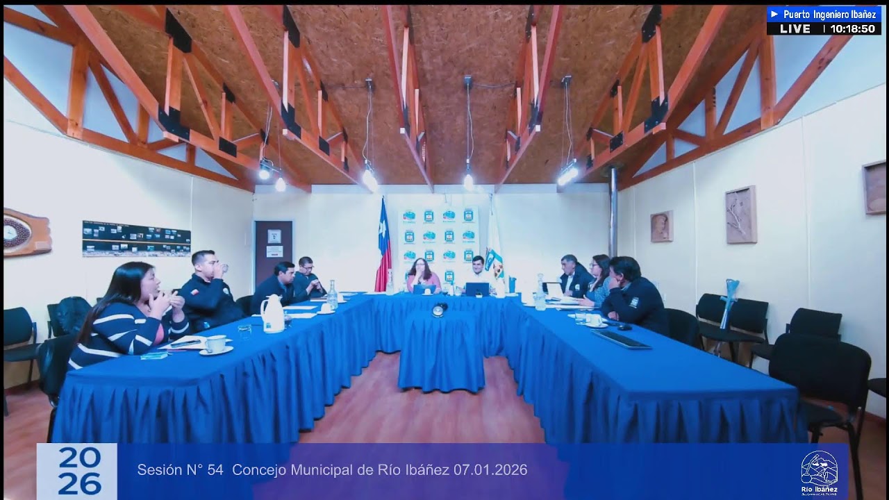 Sesión Concejo Municipal Río Ibáñez 2026 N° 54 07.01.2025