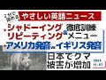 やさしい英語ニュース【シャドーイング＆リピーティング徹底訓練☆アメリカ発音vsイギリス発音】日本でクマ被害が増加（2023年11月01日）