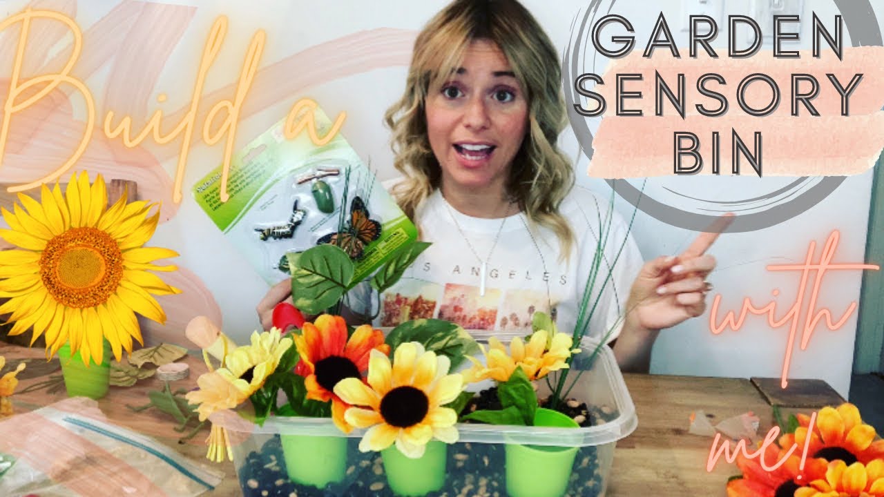 Build a Garden Sensory Bin with Me | Spring Nature Study | Ideas for ALL AGES |