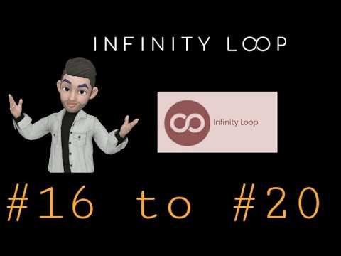 INFINITY LOOP, Level-16,17,18,19,20 Solutions
