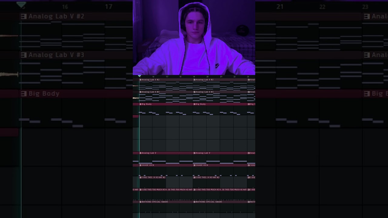 Making a Hard Melodic Trap Beat 🩸🎹 | Studio Session | No Talking