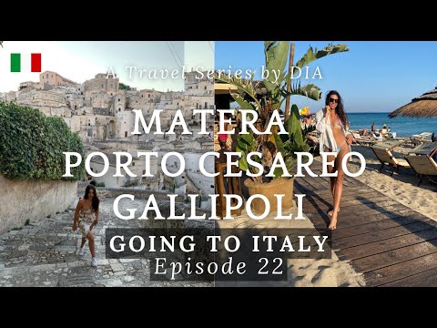 MATERA, PORTO CESAREO (Togo Bay) & GALLIPOLI | Going to Italy: E22