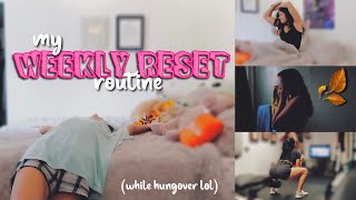 my FALL weekly reset routine after a mean hangover lol | 2021