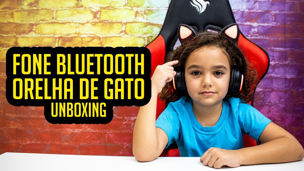 Fone Bluetooth Orelha de Gato - Submarino.com / Chinazil - YouTube