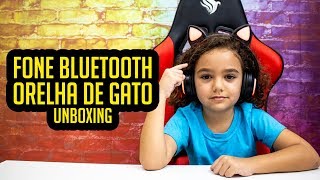 Fone Bluetooth Orelha de Gato - Submarino.com / Chinazil - YouTube