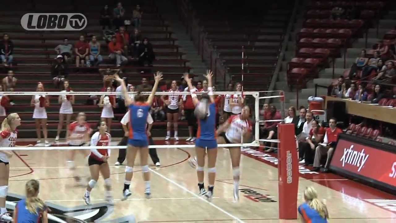 football score 2012 Lobo Volleyball | Highlights vs. Boise State