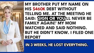 My Brother Forged My Signature On His Debt—One IRS Report Later, He Lost Everything...