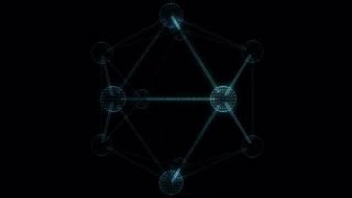 Atom Hologram Stock Motion Graphics