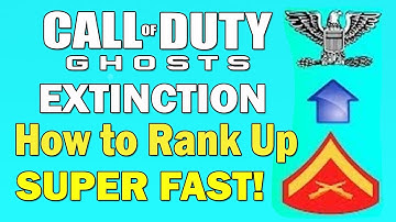 COD Ghosts Extinction: How to Rank Up Super Fast! - Instant Prestige 5 Max Rank!
