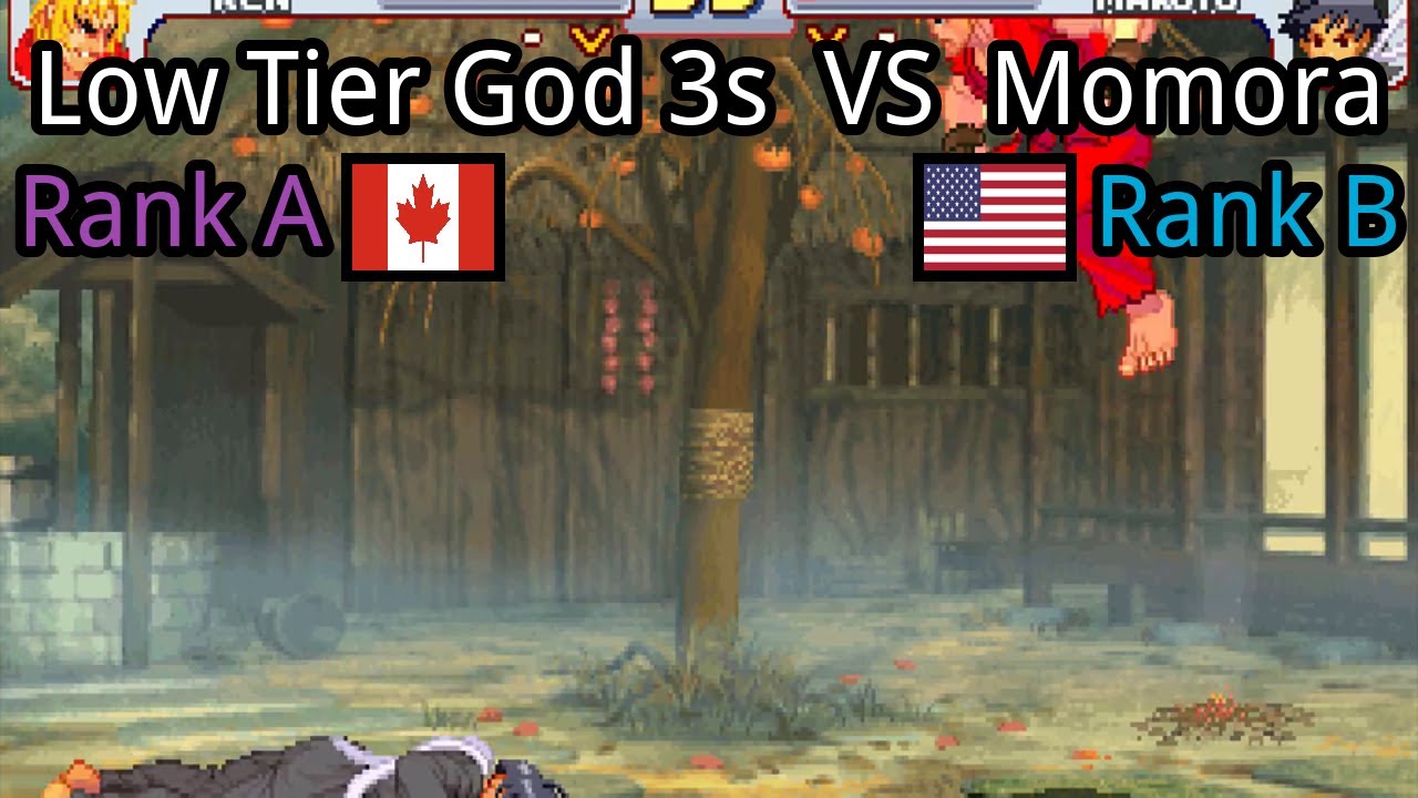 Street Fighter III: 3rd Strike: Low Tier God 3s (CA, Rank A)  vs Momora (US, Rank B)
