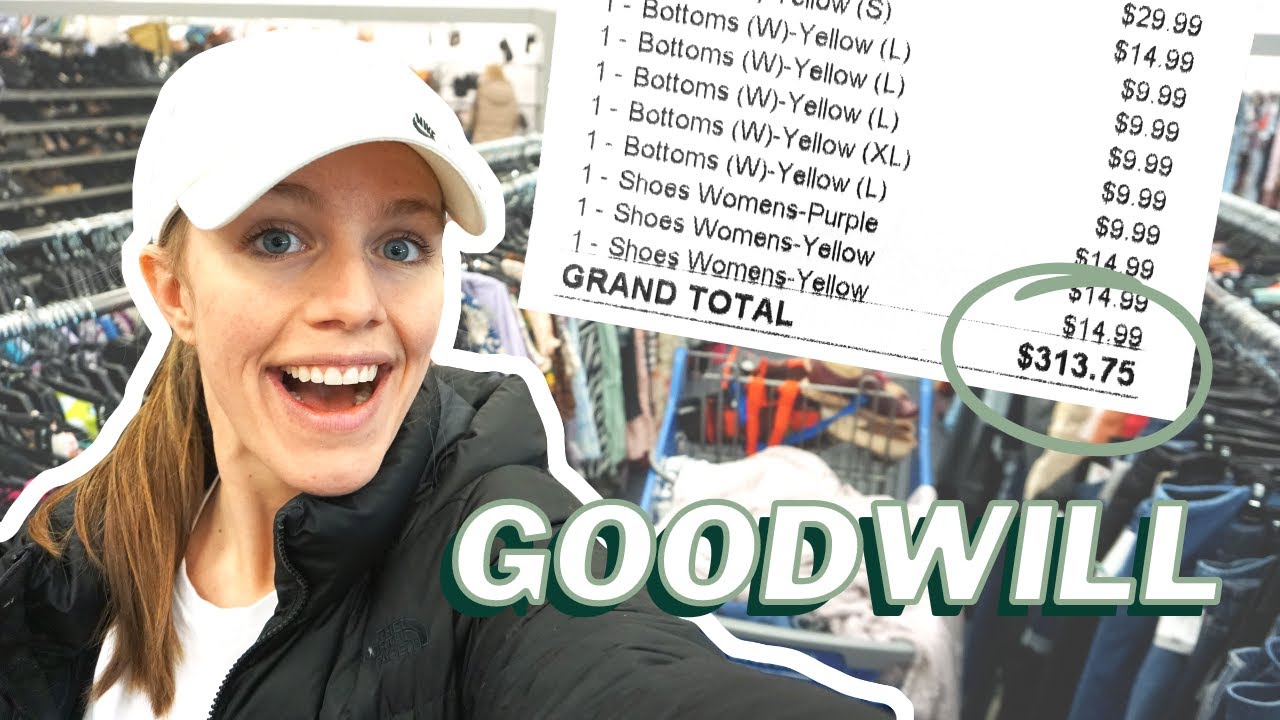 $300+ Spent at Goodwill! Thrift With Me + Haul to Resell on Poshmark ...
